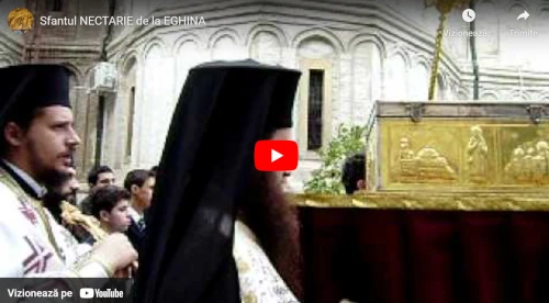 Manastirea Radu Voda: Scoaterea moastelor Sfantului NECTARIE de la EGHINA