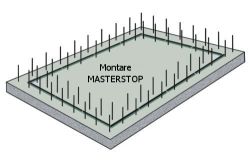 Instalarea cordonului bentonitic hidroexpansiv MASTERSTOP