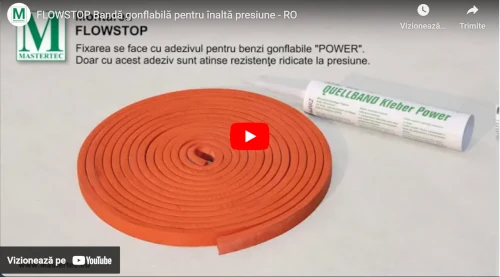 VIDEO - FLOWSTOP Banda gonflabilă pentru înaltă presiune de la MASTERTEC